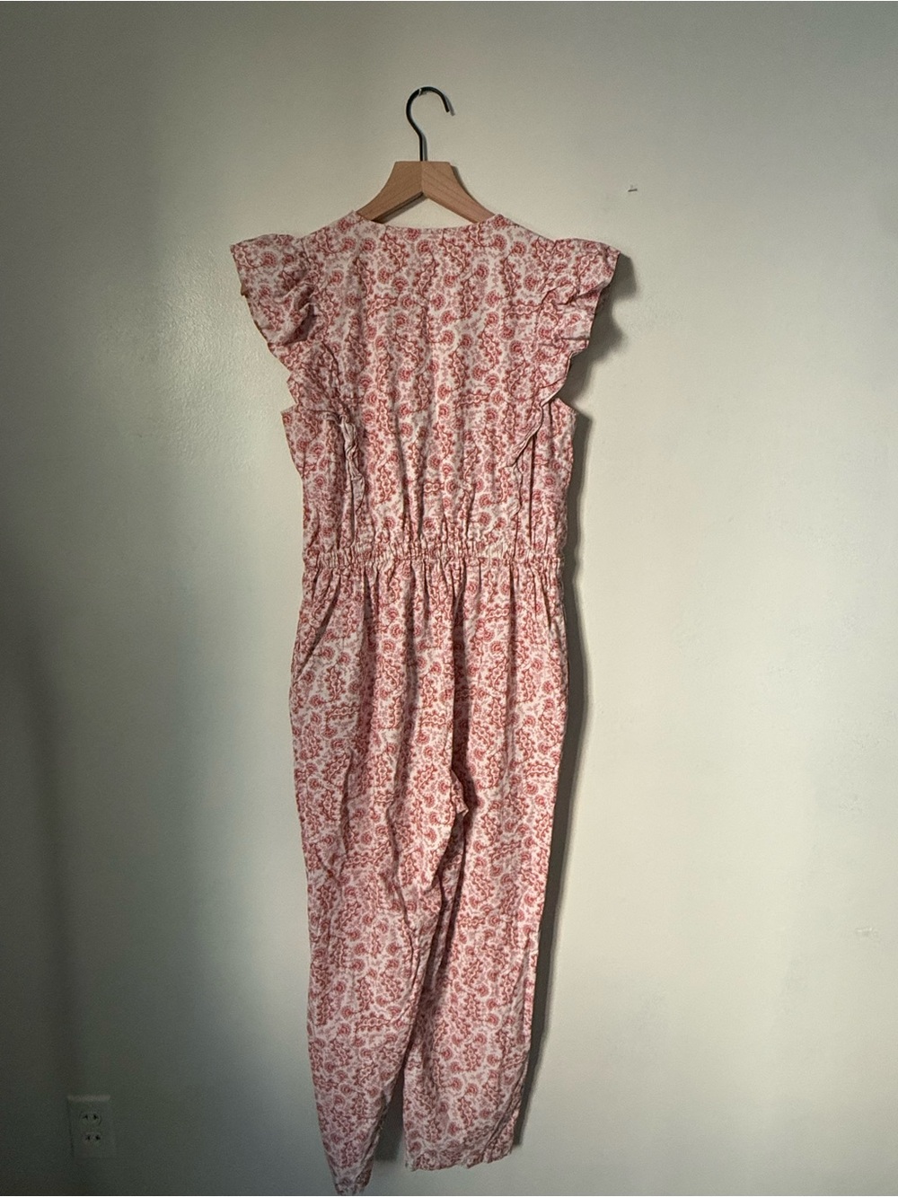 100% Cotton Jumpsuit Paisley Romantic Ruffle - Picture 8 of 11